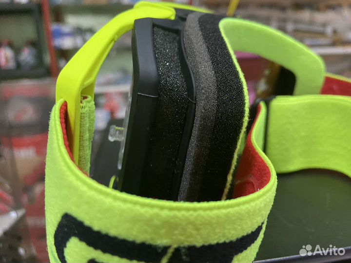 Очки Мотокросс GTX 5027 салатовые