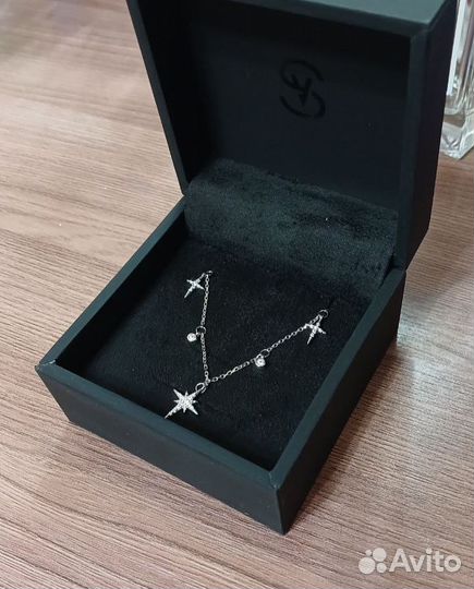 Колье серебро 925
