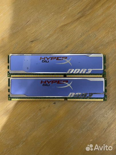 Озу hyperX 2по4gb
