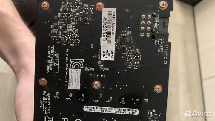 Nvidia GeForce GTX 1060 6GB (6гб)