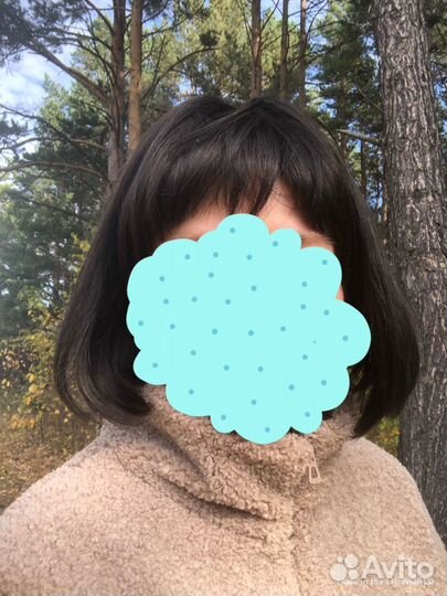 Парик из натуральных волос каре