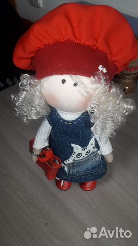 Интерьерная кукла ручной работы