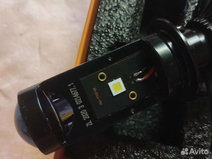 Лед лампы h7 с линзой