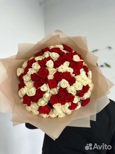 Цветы розы букет