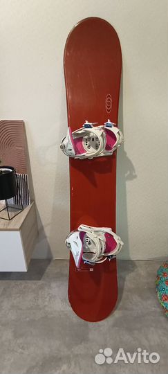 Сноуборд с креплениями 154