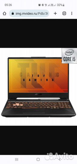 Игровой ноутбук asus tuf gaming a15