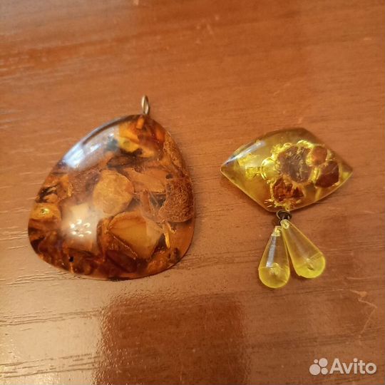 Изделия из натурального янтаря