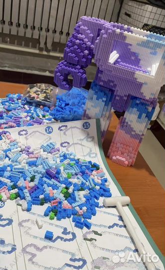 3d конструктор, медведь BearBrick, лего, lego