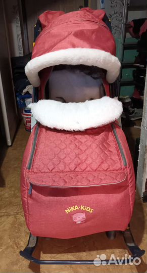 Санки коляска ника