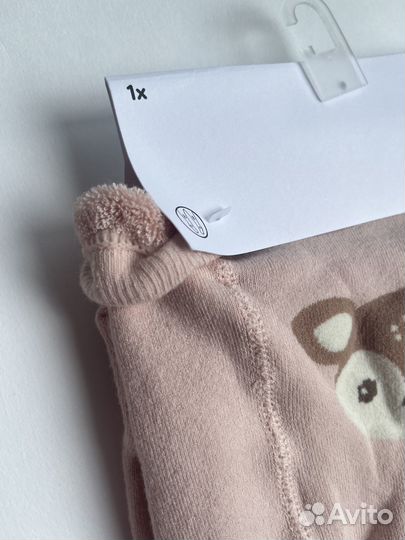 Теплые махровые колготки С&А 68 74 80 86 92 98