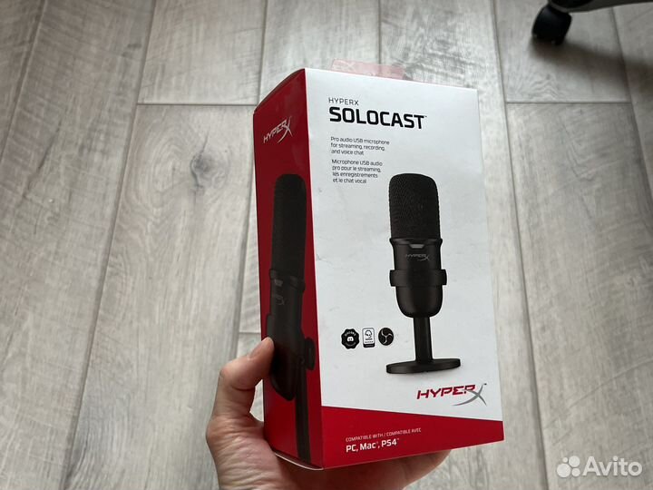 Микрофон hyperx solocast новый