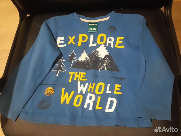 Трикотаж разный, Поло лонгслив mothercare 104