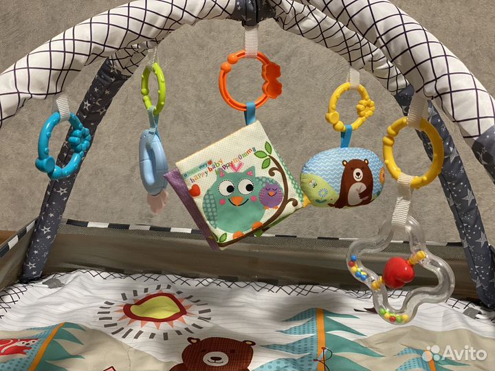 Развивающий игровой коврик-манеж