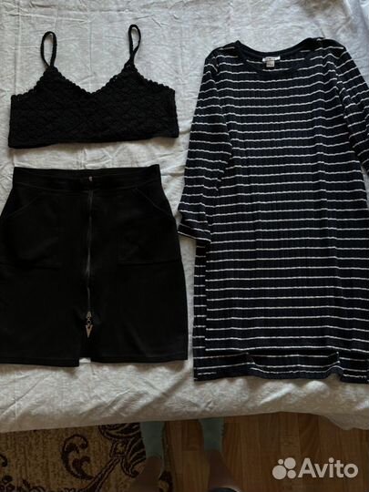 Женские вещи пакетами одежды S-M 42-44/44-46