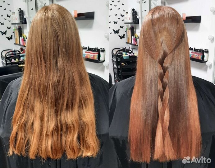 Реконструкция волос Кератин Ботокс