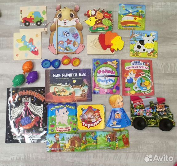 Деревянные пазлы, головоломки, книжки