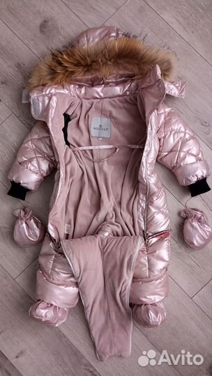 Зимний комбинезон трансформер moncler 92