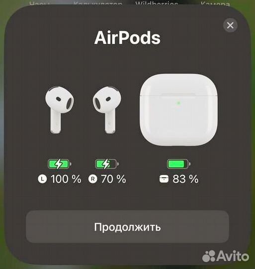 Airpods 4 anc с шумоподавлением 2025