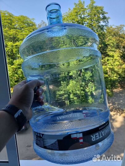 Бутыль 19л пластиковая с ручкой