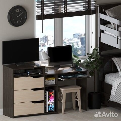 Компьютерный стол под 2 монитора