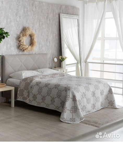 Покрывало плед 220 240 новое жаккард евро 1,5 2