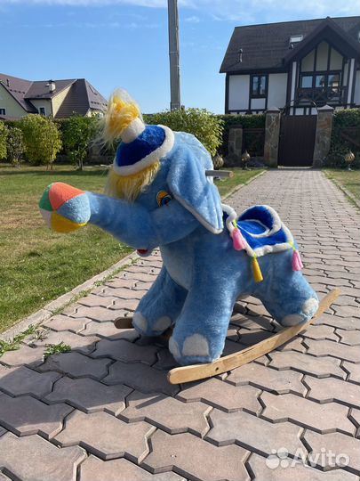 Детская качалка слон