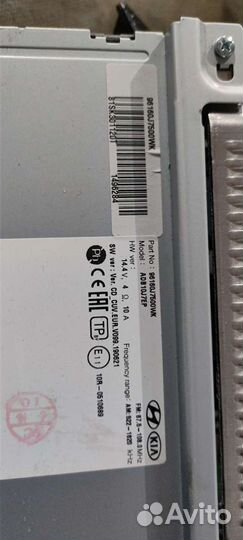 Магнитола (дисплей) на Киа Сид 3 CD. 18-21