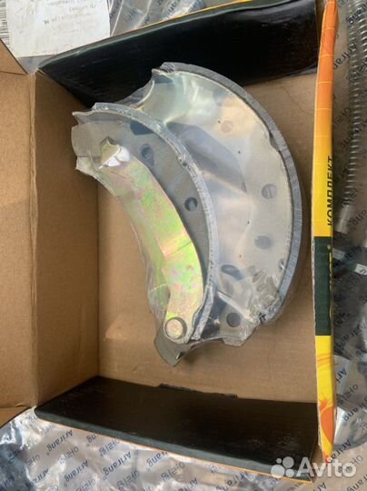 Тормозные колодки задние daewoo matiz (+трос)