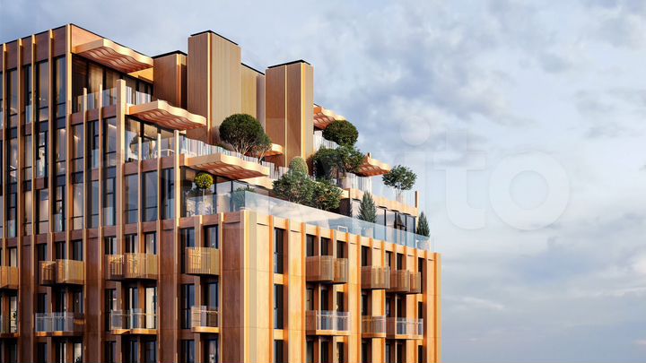 1-к. квартира, 42,8 м², 4/23 эт.