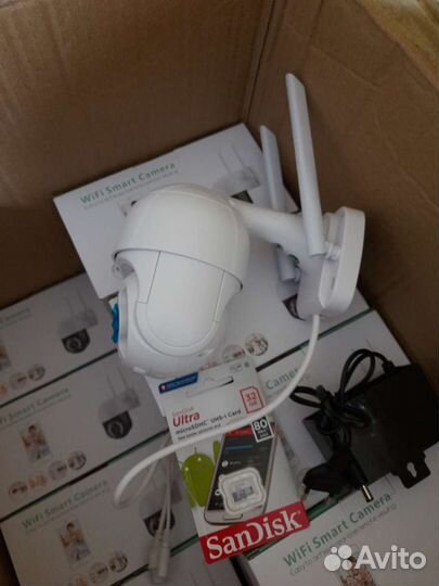 Камера видеонаблюдения 4mp wi-fi уличная