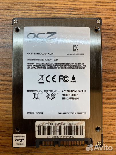 Жесткий диск ssd 64 Gb