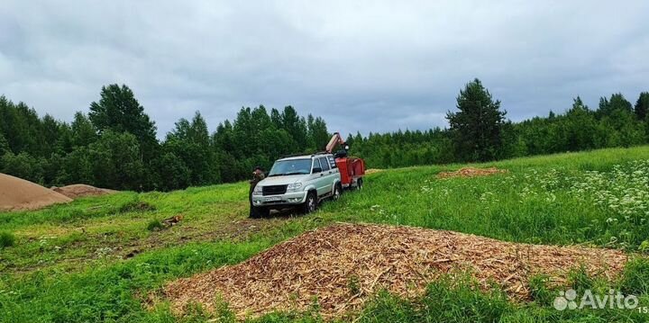 Дробилка, измельчитель веток мощная