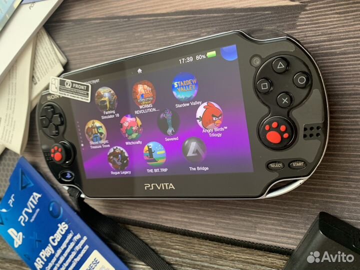 Sony PS Vita Fat Black 128gb 7500 игр (комплектом)