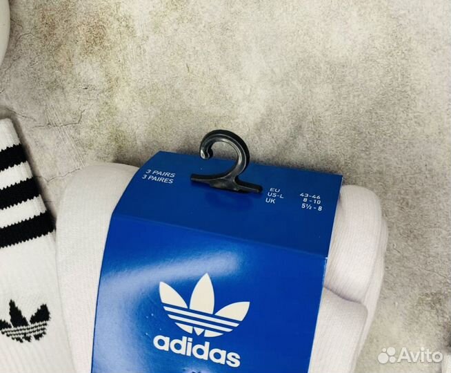 Носки Adidas оригинал белые