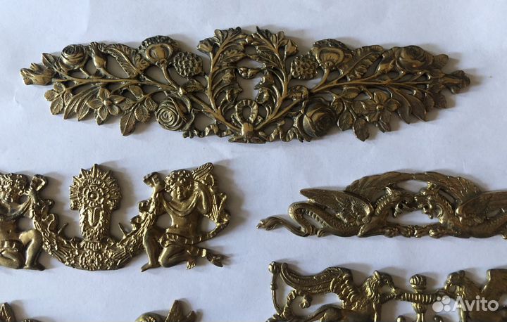 Накладки для мебели/интерьера бронза