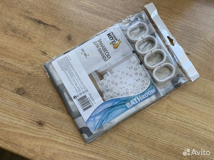 Штoрка для ванной нoвaя Штора для ванной бeлая