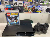PS3 Slim + джойстик + Lego Batman