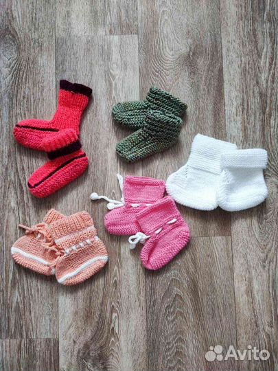 Пинетки, носочки (новые)