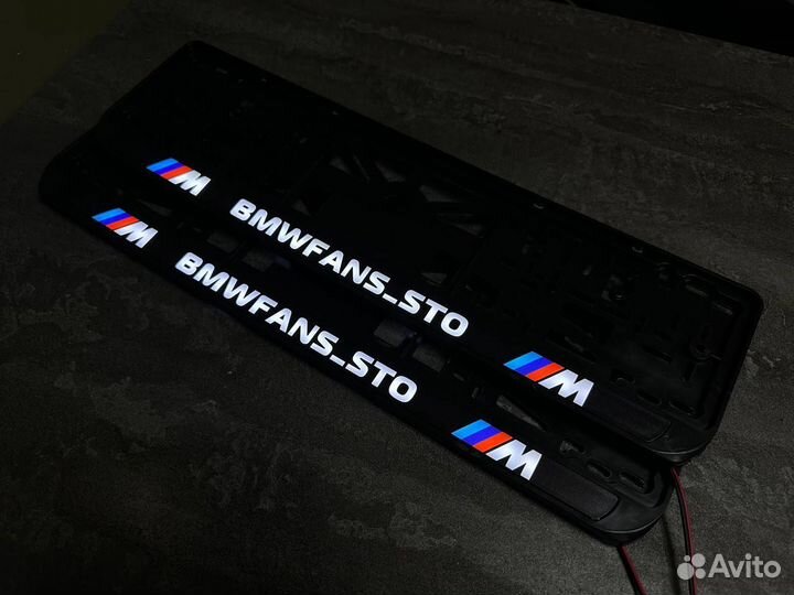 Номерная рамка с вашим логотипом