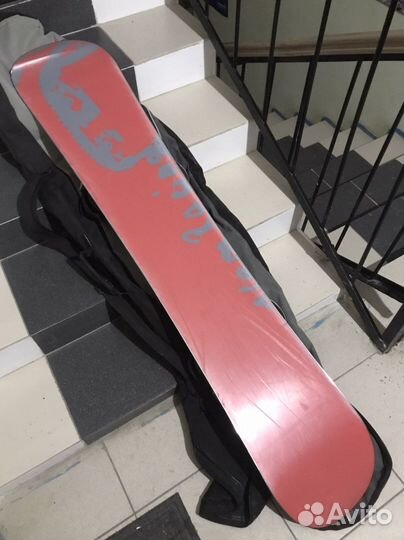 Сноуборд Atom с чехлом б/у 20мин