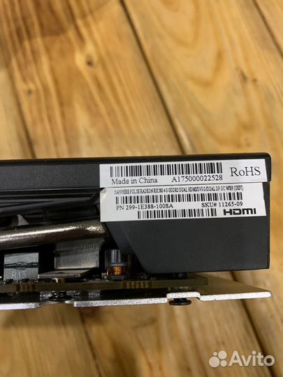 Видеокарта rx580 4gb