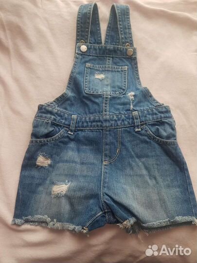 Джинсовый комбинезон для девочки 92-98