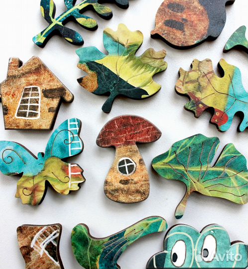 Деревянные пазлы и игрушки из дерева mozai