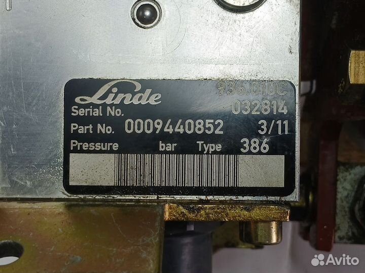 Тормозной клапан Linde E18PH-01 0009440852