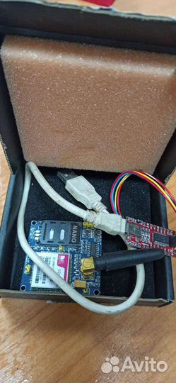 Модуль GSM gprs SIM900 с антенной