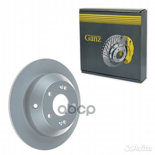 Диск тормозной задний с покрытием hyundai Santa