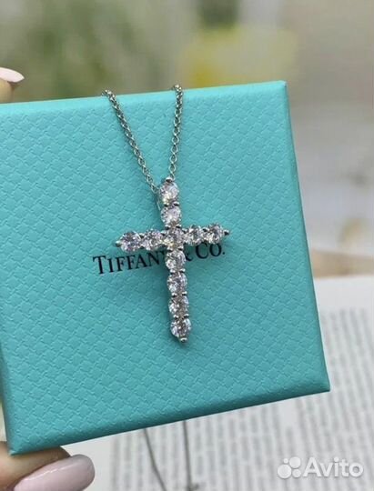 Подвеска с крестиком Tiffany