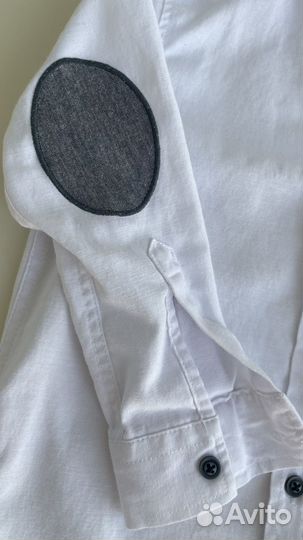 Белая рубашка для мальчика 104