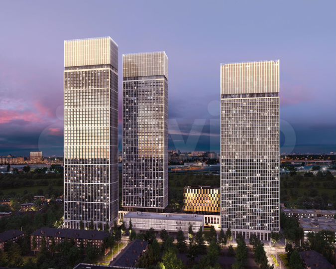 1-к. квартира, 43,2 м², 37/55 эт.