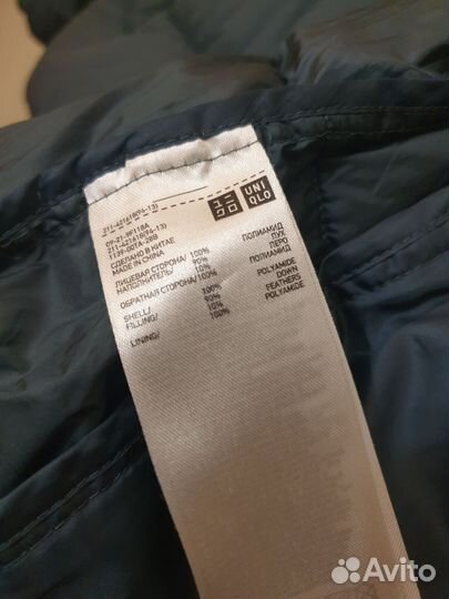 Пуховик Uniqlo оригинал р. S